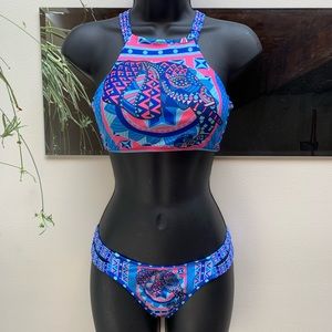 NWT | Only Small left! | Cheeky Blue & Pink Bikini